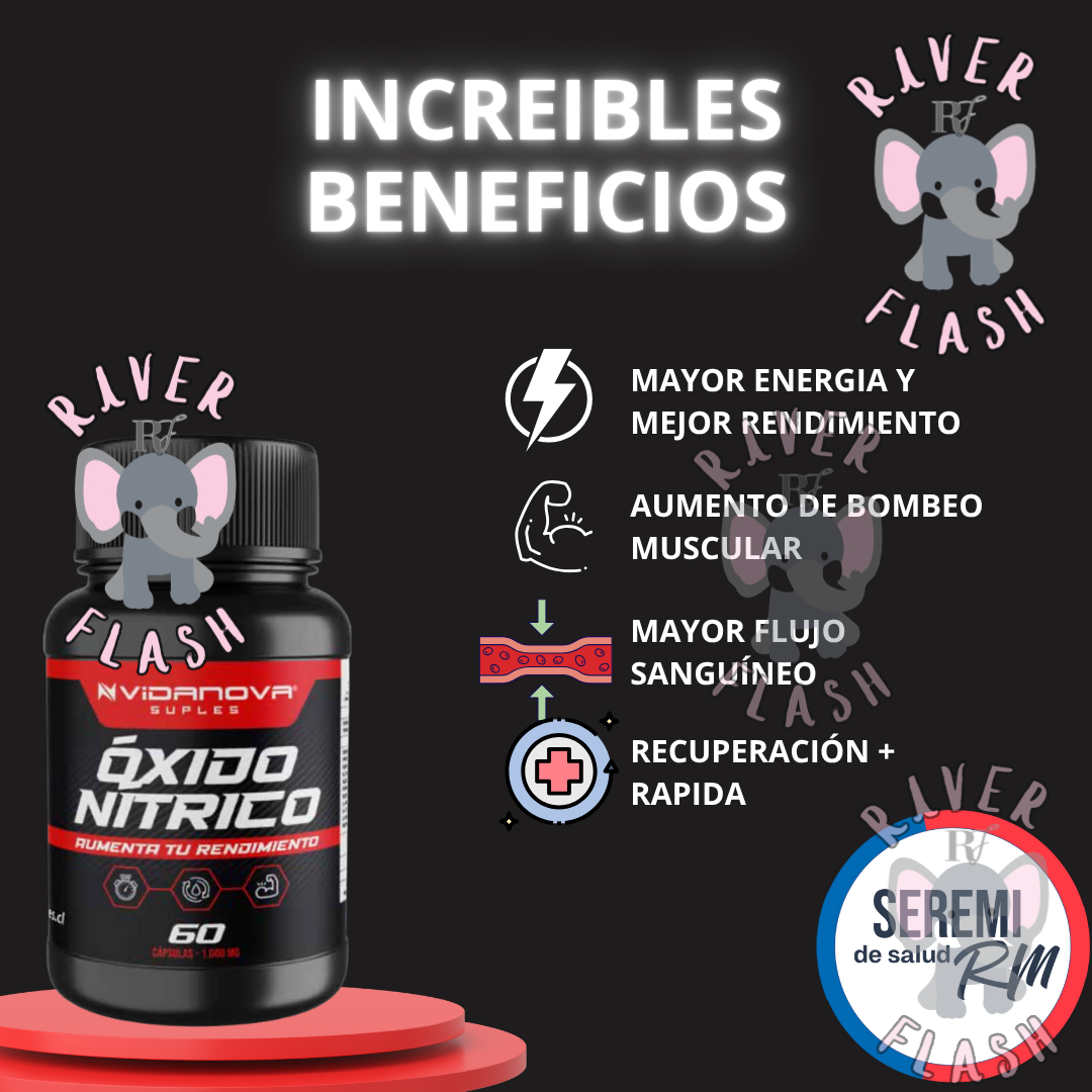 Óxido Nítrico 1000mg 60 cápsulas