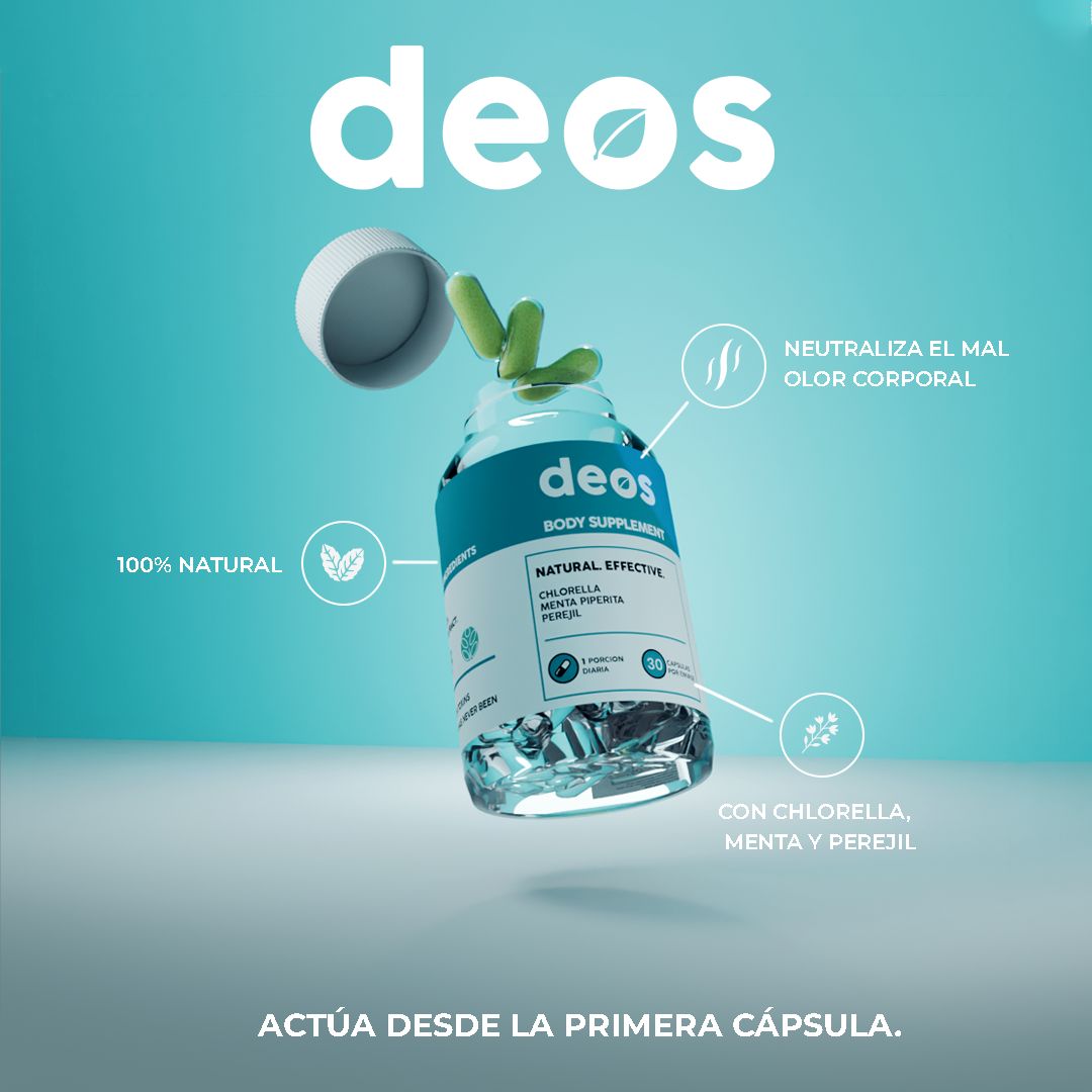 DEOS®️ "ELIMINA EL MAL OLOR" 30 PORCIONES