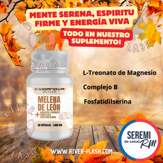 Melena de León Fortificada 1000mg 60 cápsulas