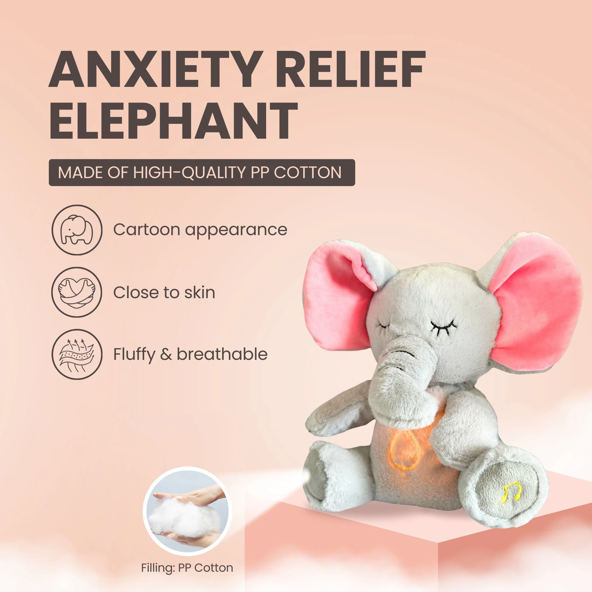 Peluche Elefante Riverflash Antiestrés